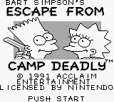Bart Simpsons Escape From Camp Deadly